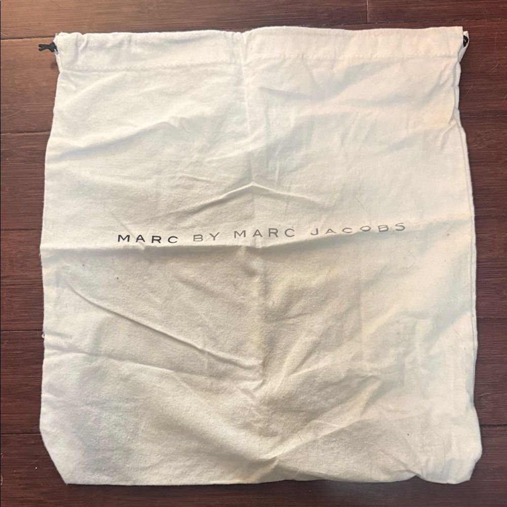 Marc by Marc Jacobs White Drawstring Bag Large Dust Bag
